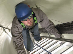 Miller Vertical Climbing Stainless Steel Safety System|Miller Escala que sube del Sistema de Seguridad