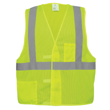High-Visibility Lightweight Mesh Polyester Breakaway Safety Vest